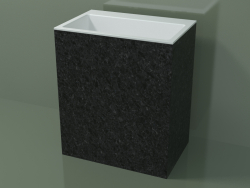 Lavabo de pie (03R146303, Nero Assoluto M03, L 72, P 48, H 85 cm)