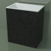 modèle 3D Lavabo sur pied (03R146303, Nero Assoluto M03, L 72, P 48, H 85 cm) - preview