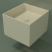 3d model Lavabo de pared (02UN22301, Bone C39, L 48, P 50, H 36 cm) - vista previa