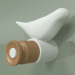 Modelo 3d Cabide de parede Bird (branco) - preview