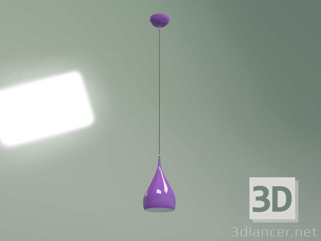 3d model Lámpara colgante Spinning BH1 (morado) - vista previa