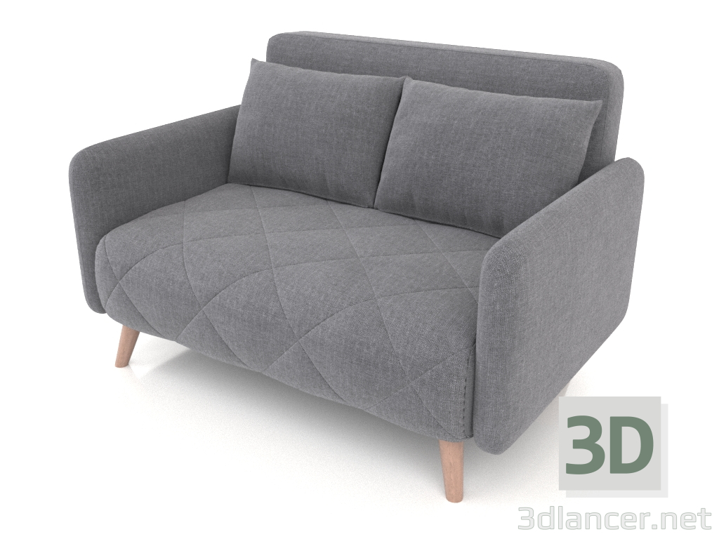 Modelo 3d Sofá cama Cardiff (cinza escuro) - preview