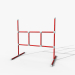 3d Plastic barrier model buy - render