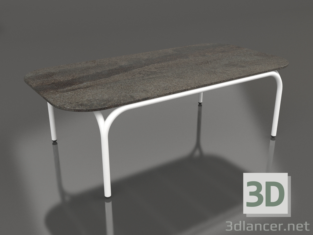 3D modeli Orta sehpa (Beyaz, DEKTON Radium) - önizleme