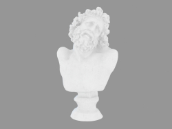 Busto de mármol Cabeza de Laocoon