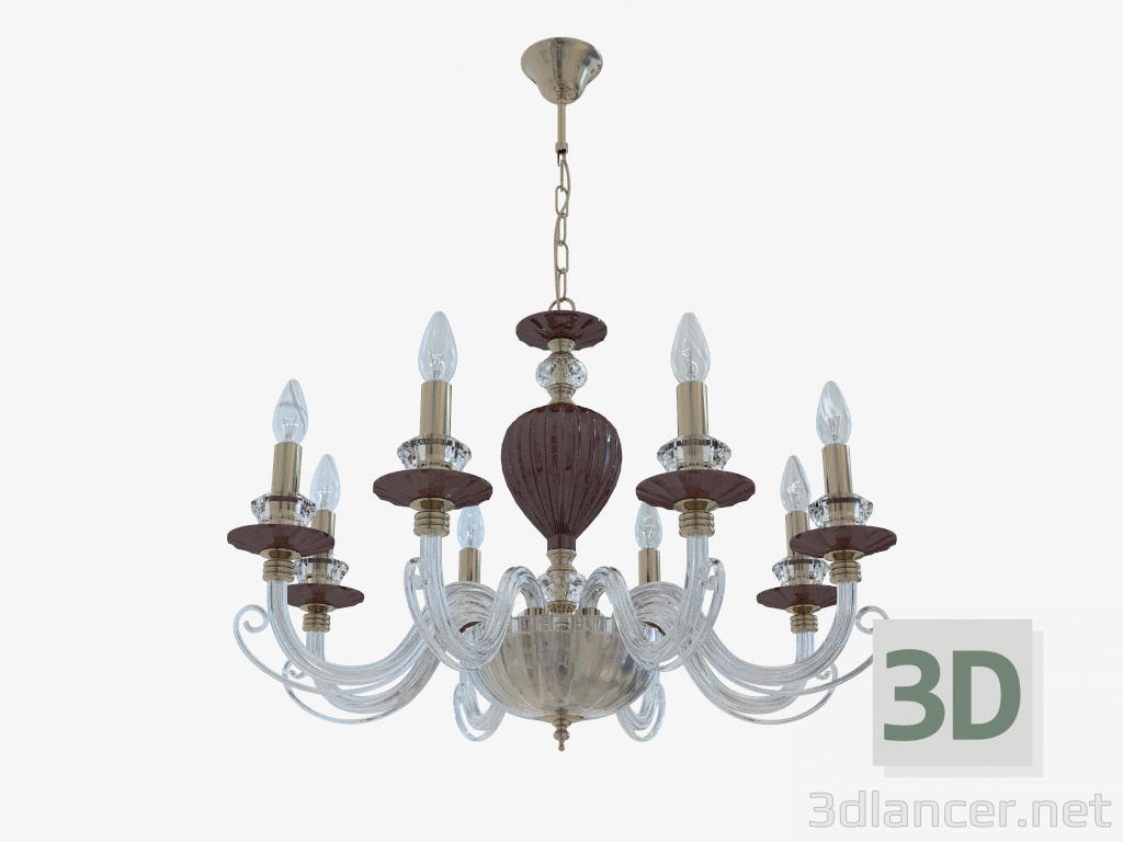 modello 3D Fixture (Lampadario) Siena (3929 8) - anteprima