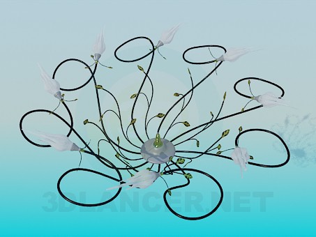 3d model Chandelier - preview