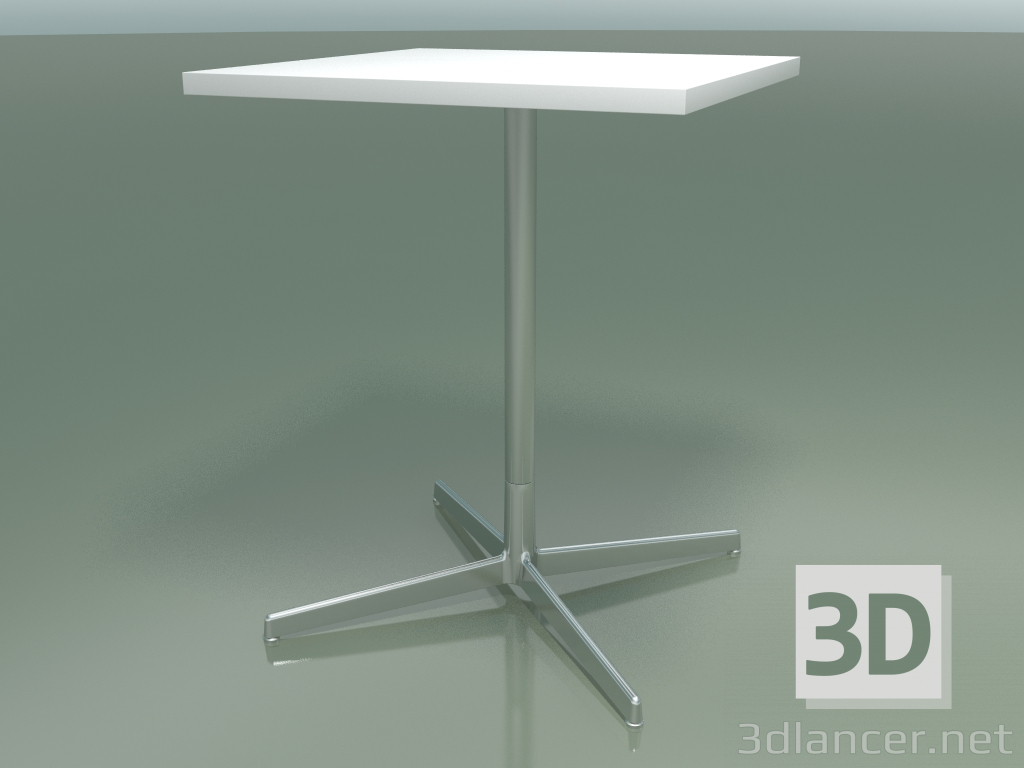 3d model Mesa cuadrada 5508, 5528 (H 74 - 59x59 cm, blanco, LU1) - vista previa