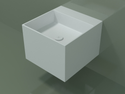 Lavabo sospeso (02UN22302, Glacier White C01, L 48, P 50, H 36 cm)