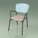 3d model Silla 021 (Metal Smoke, Sky, Mole de resina de poliuretano) - vista previa