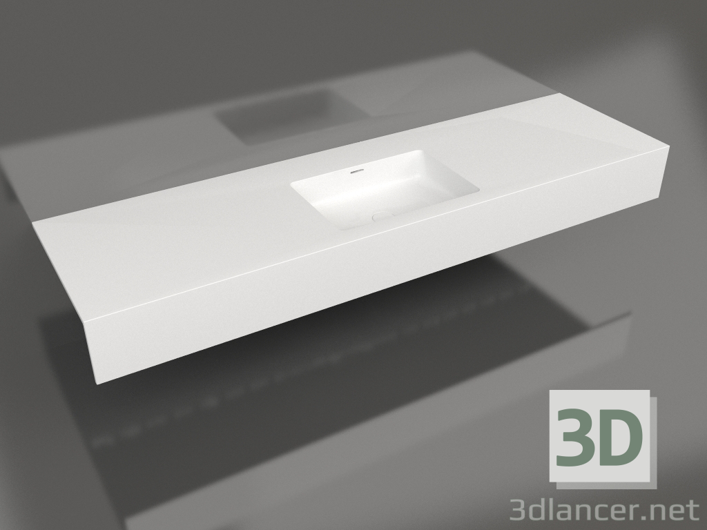 3d model ONDA wall-hung sink - preview