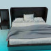 3d model Cama Moderna Minimalista - vista previa