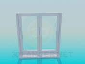 Ventana de la caja de metal