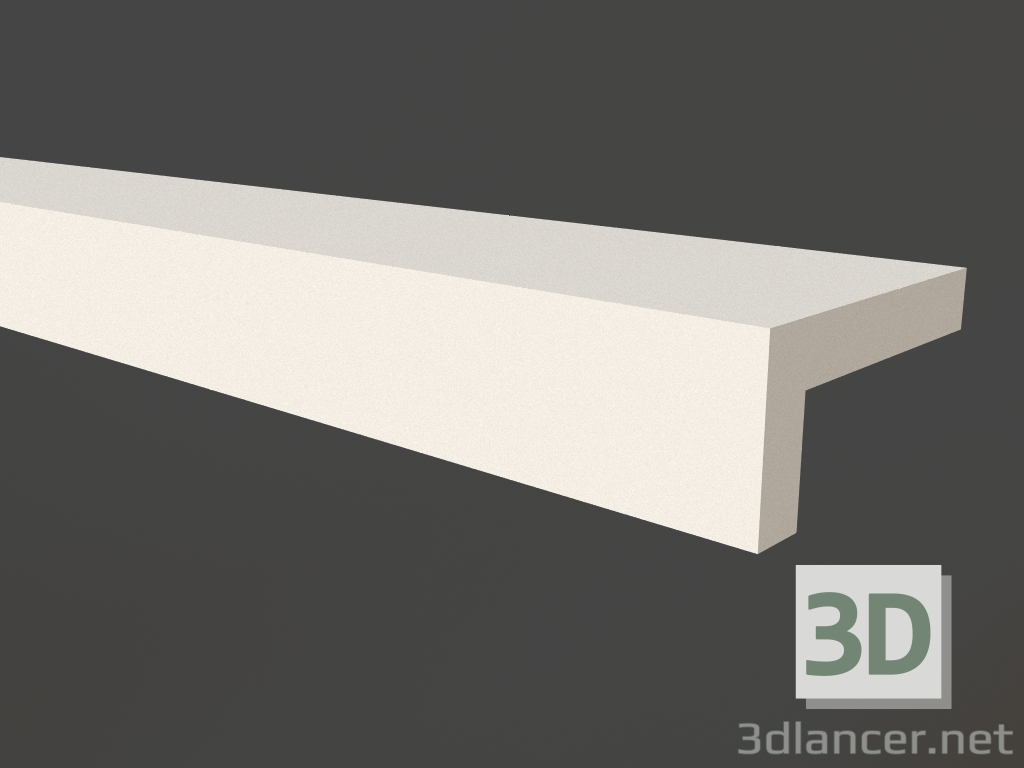 3D Modell Eckgipsformteil LGU 001 3 (60x30) - Vorschau