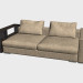 3d model Sofa Infiniti LUX (with shelves, 248x124) - preview