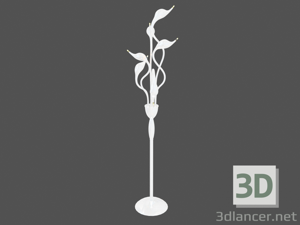 3d model Floor lamp Cigno Collo (751766) - preview