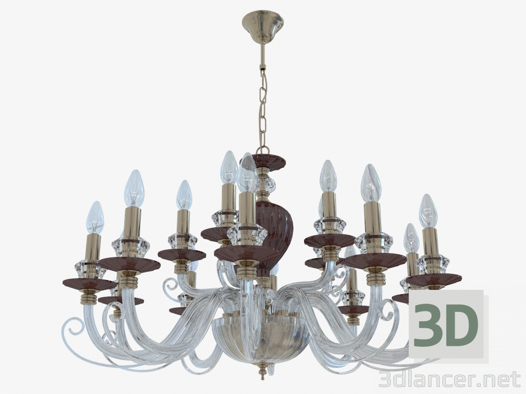 Modelo 3d Dispositivo elétrico (candelabro) Siena (3929 15) - preview