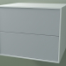 3d model Caja doble (8AUBCB01, Glacier White C01, HPL P03, L 60, P 50, H 48 cm) - vista previa