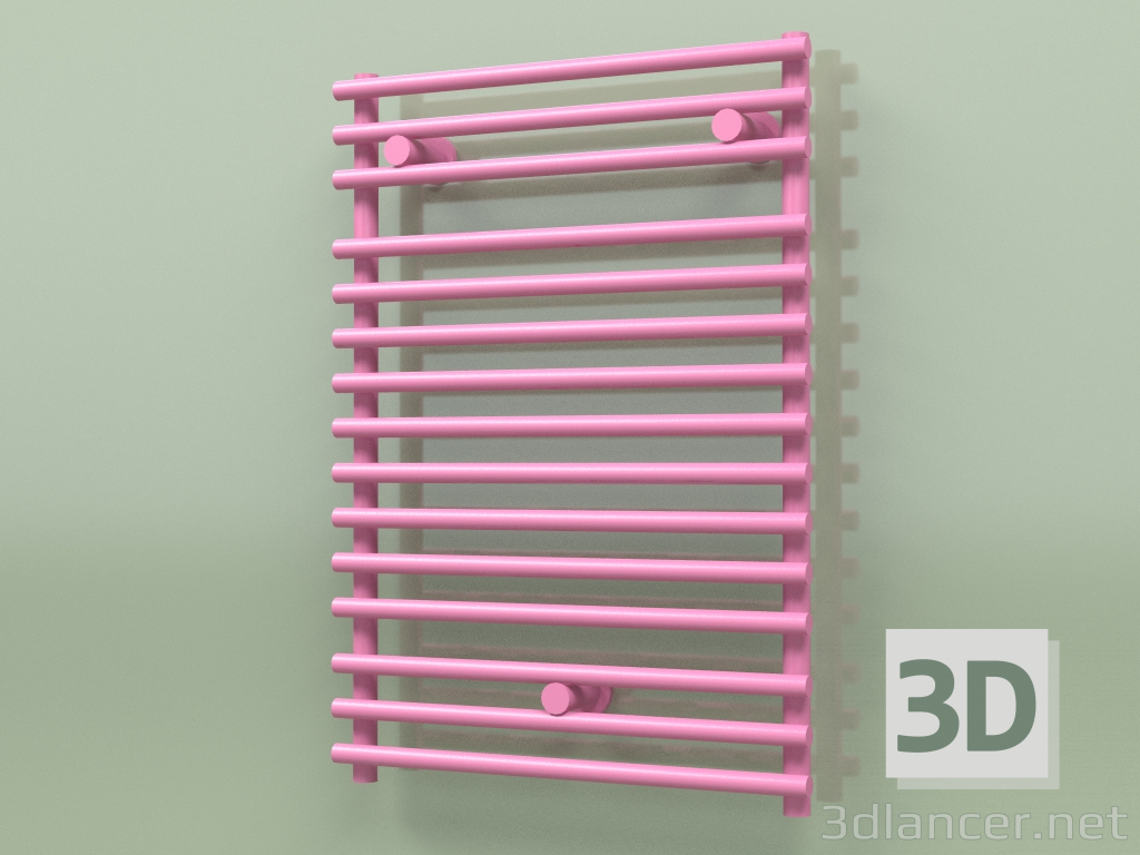 3d model Heated towel rail - Santorini (SAN 07 500 mm, RAL - 4003) - preview