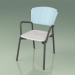 3d model Silla 021 (Metal Ahumado, Cielo, Resina de Poliuretano Gris) - vista previa