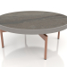 modèle 3D Table basse ronde Ø90x36 (Gris quartz, DEKTON Radium) - preview