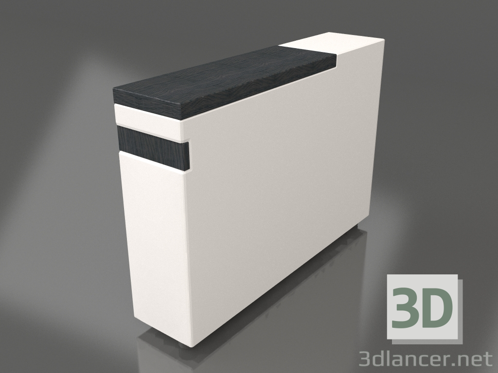 modello 3D Modulo divano Boston 7 - anteprima