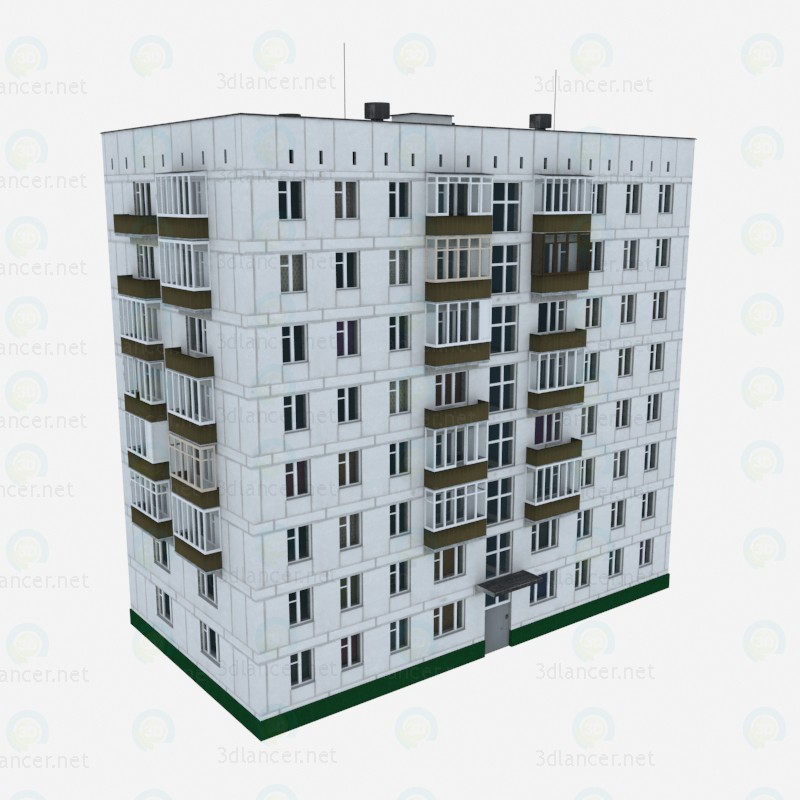 3d model Building - preview