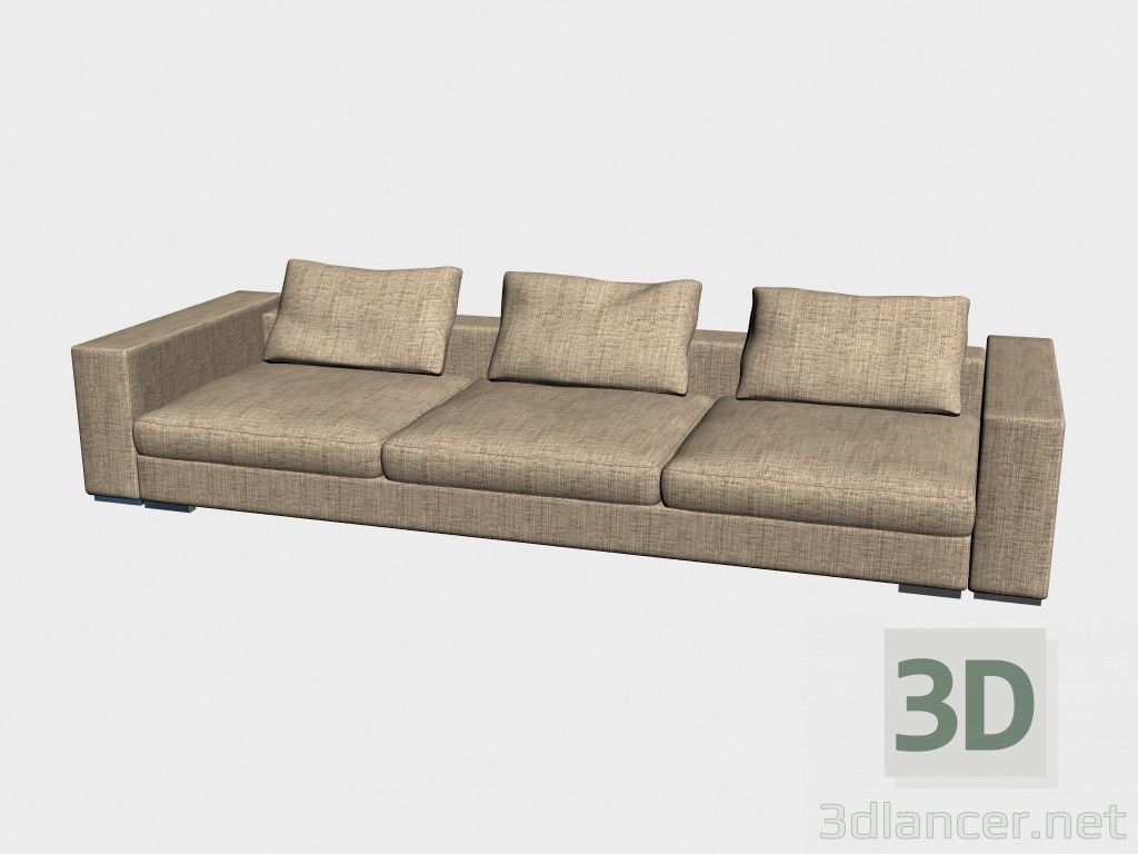 modello 3D Divano Infiniti LUX (348x124) - anteprima