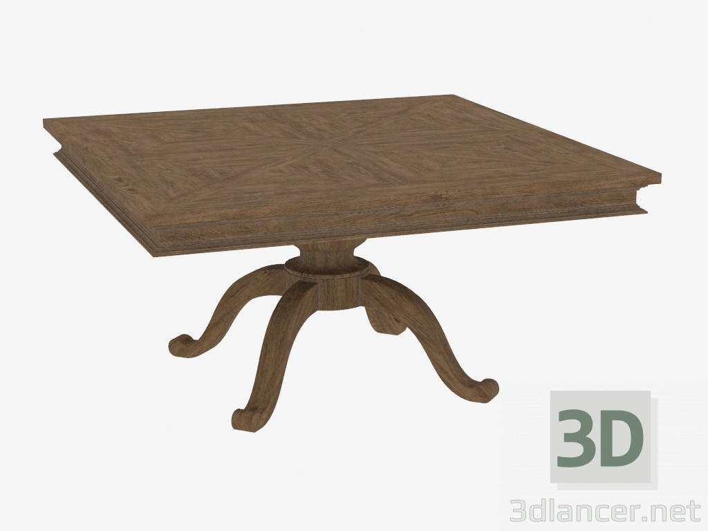 modèle 3D Table de forme carrée CHATEAU BELVEDERE table à manger (8831.0008.59) - preview