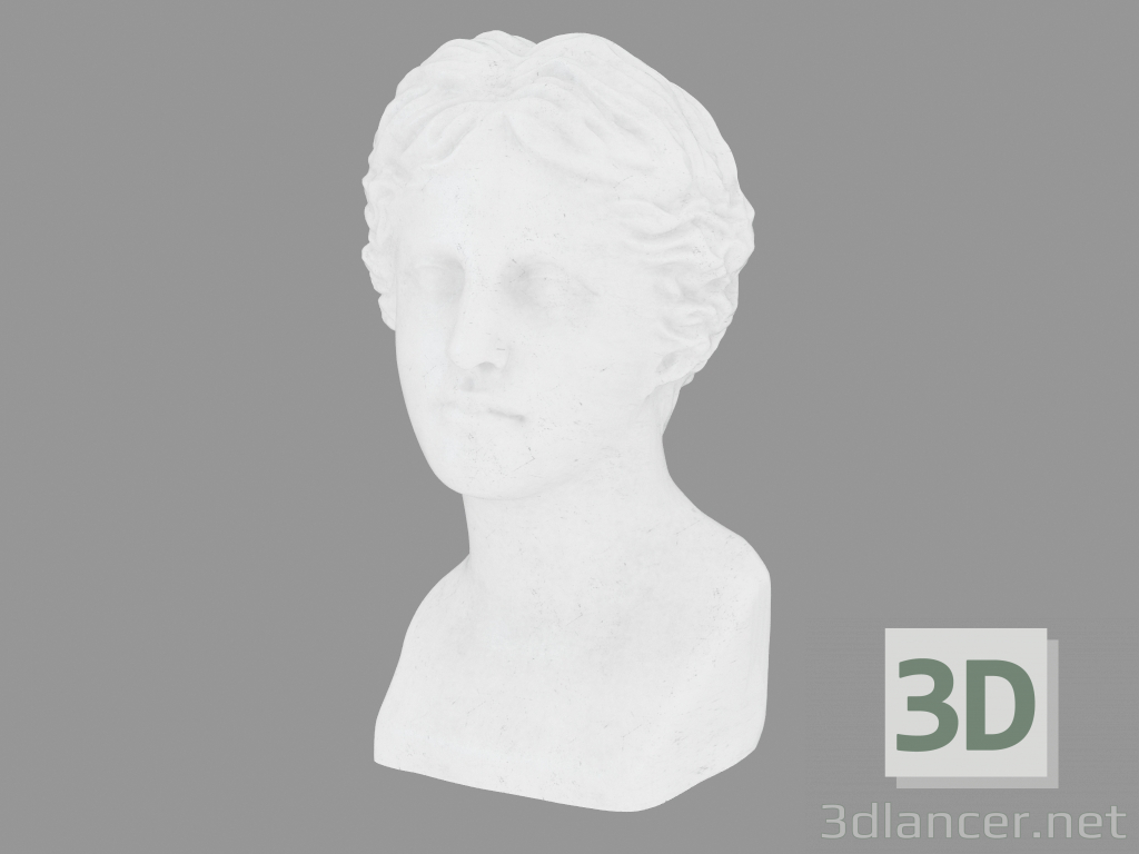 modèle 3D Sculpture en marbre Tête de Vénus de Milo - preview