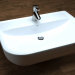 3d model Washbasin derby style, white, VIGOUR - preview