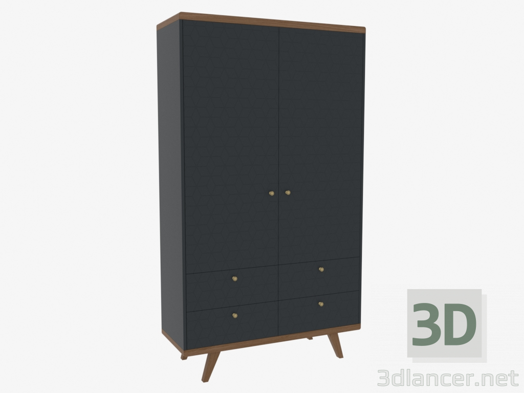 modèle 3D THIMON armoire v2 avec tiroirs (IDC035001305) - preview