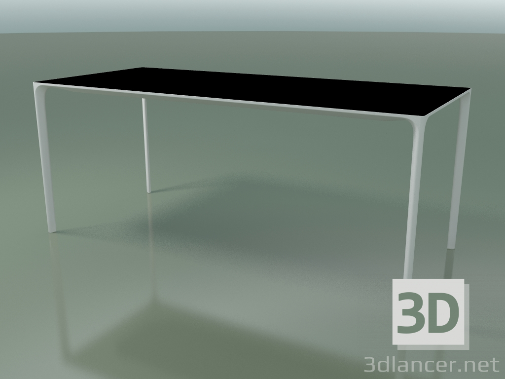 Modelo 3d Mesa retangular 0814 (H 74 - 79x180 cm, laminado Fenix F02, V12) - preview