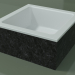 modello 3D Lavabo da appoggio (01R111101, Nero Assoluto M03, L 36, P 36, H 16 cm) - anteprima