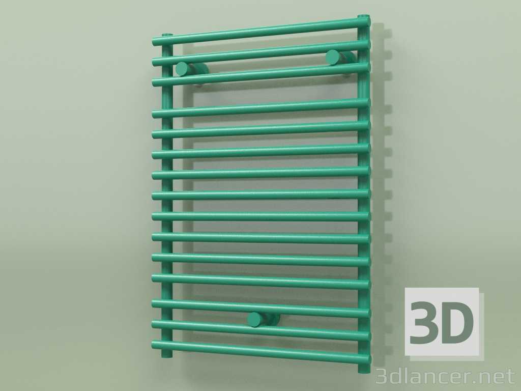 3d model Heated towel rail - Santorini (SAN 07 500 mm, RAL - 6016) - preview