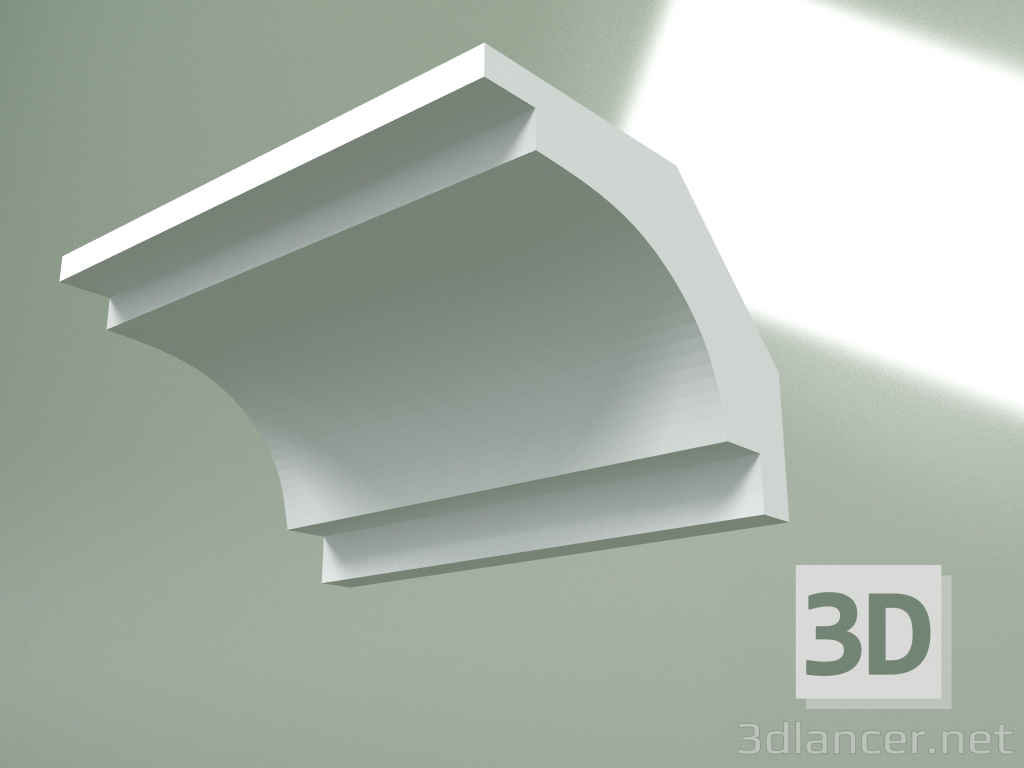 Modelo 3d Cornija de gesso (plinto de teto) KT253 - preview