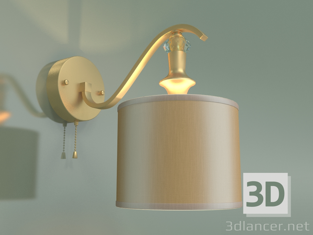 Modelo 3d Arandela 60070-1 (ouro pérola) - preview