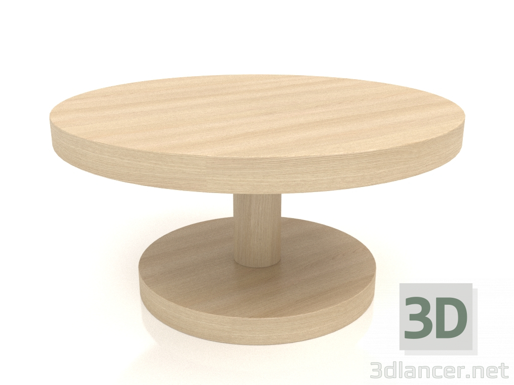 3d model Coffee table JT 022 (D=700x350, wood white) - preview