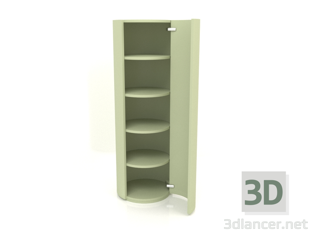 3D modeli Dolap (açık kapaklı) TM 09 (D=503х1510, açık yeşil) - önizleme