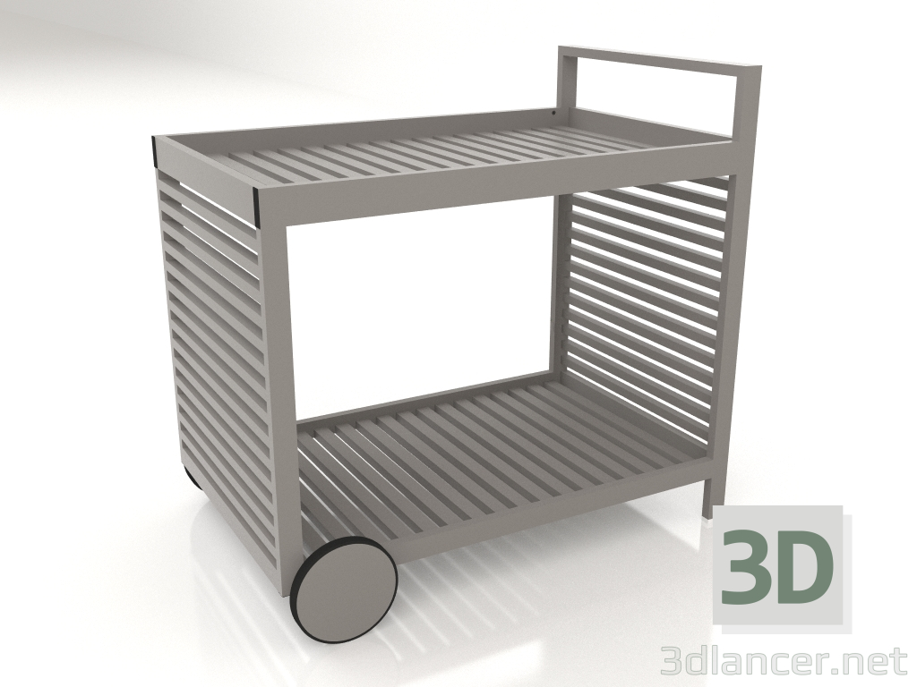 3d model Serving trolley (Quartz gray) - preview