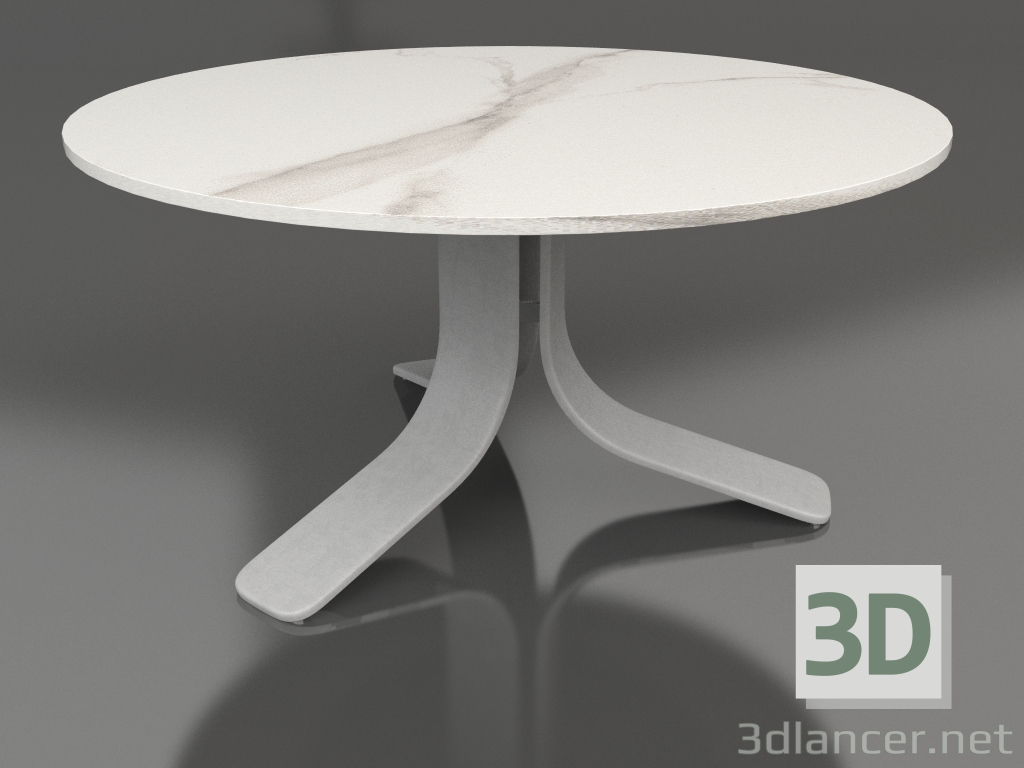 3d модель Стол кофейный Ø80 (Agate grey, DEKTON Aura) – превью