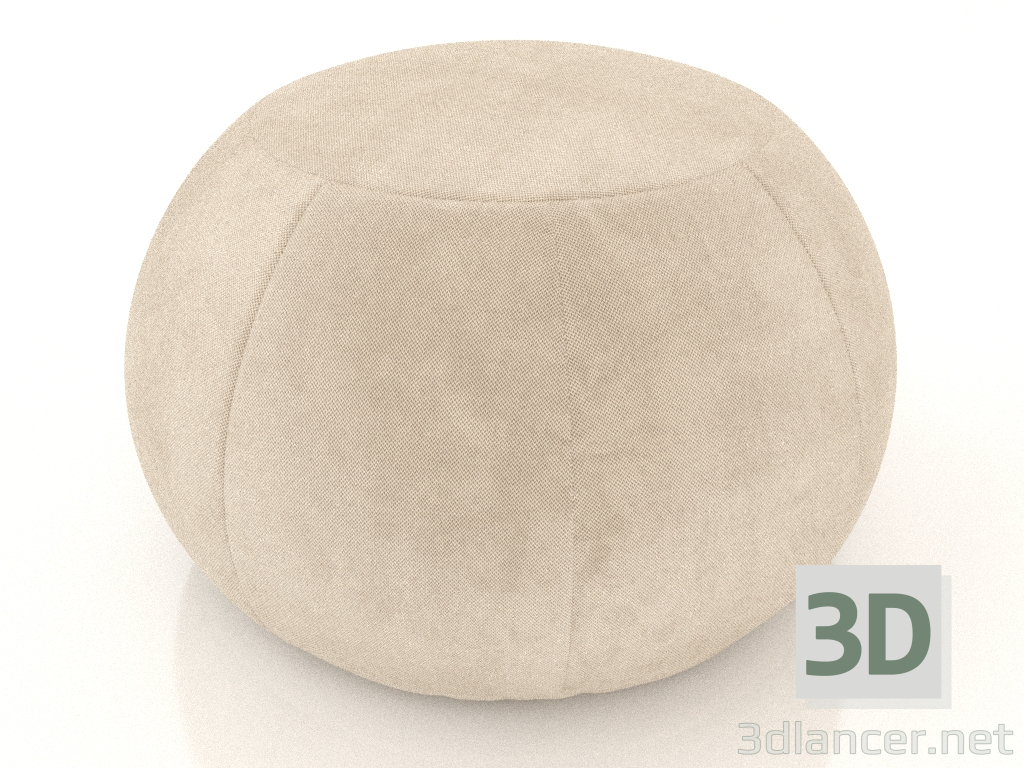 modello 3D Pouf Moony (korsyka 7112) - anteprima