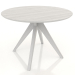 3d model Mesa de comedor Ø 1000 mm (blanco RAL 9010) - vista previa