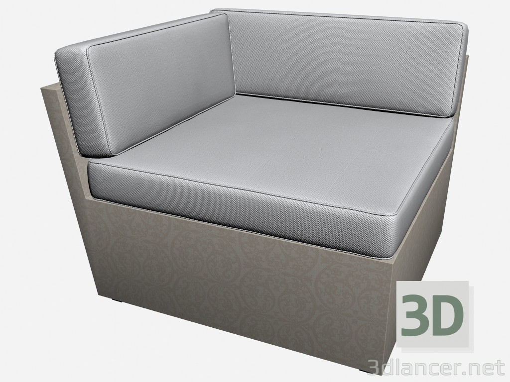 3d model Sofa Corner Module (component) 55200 55250 - preview