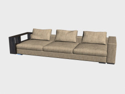 Sofa Infiniti LUX (with shelves, 348x124)