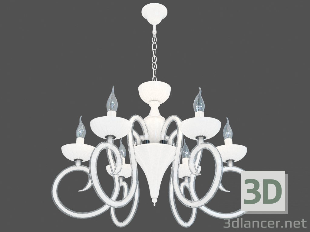 modello 3D Fixture (Chandelier) Zefiro (3932 6) - anteprima