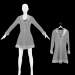 3d Christmas dress model buy - render