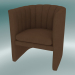 3d model Armchair Loafer (SC23, H 75cm, 65x70cm, Velvet 4 Clay) - preview