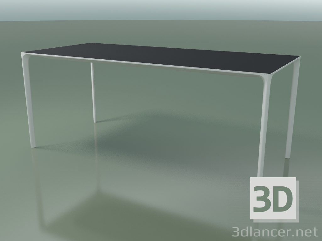 Modelo 3d Mesa retangular 0814 (H 74 - 79x180 cm, laminado Fenix F06, V12) - preview