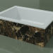 modello 3D Lavabo da appoggio (01R121101, Emperador M06, L 48, P 36, H 16 cm) - anteprima